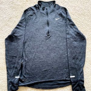 Mens LG Nike Dri-Fit Quarter Zip Up